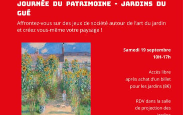 Atelier ludique : "Le jardin, terrain de jeux, de création et de protection"