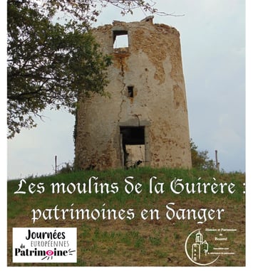 Les moulins de la Guirère : patrimoines en danger