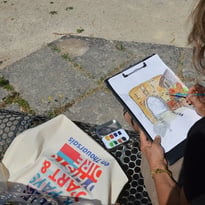 Rallye aquarelle, sur les pas de Fernand Serreau