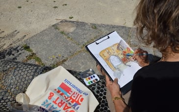 Rallye aquarelle, sur les pas de Fernand Serreau