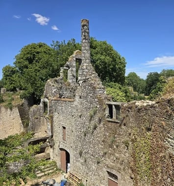 Visite du chantier du Logis du Château