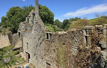 Visite du chantier du Logis du Château