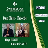Hugo Reyne, flûte et Florent Marie, théorbe