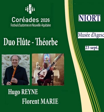 Hugo Reyne, flûte et Florent Marie, théorbe