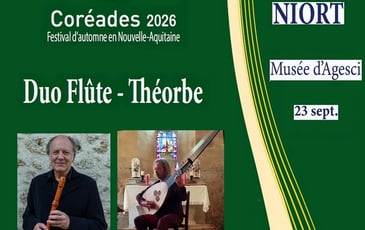Hugo Reyne, flûte et Florent Marie, théorbe