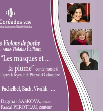 Les Masques et la Plume, par L'ensemble Les Violons de Poche