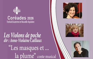 Les Masques et la Plume, par L'ensemble Les Violons de Poche