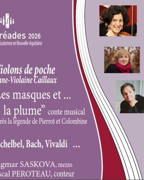 Les Masques et la Plume, par L'ensemble Les Violons de Poche