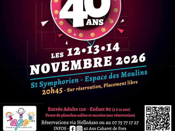 Le cabaret de Fors fête ses 40 ans
